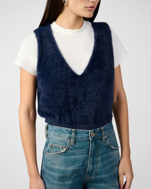 Weworewhat V-neck Sweater Vest In Blue