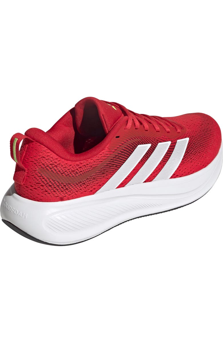 adidas Response Pace Running Sneaker, Alternate, color, Scarlet/ Lucid Lemon/ Maroon