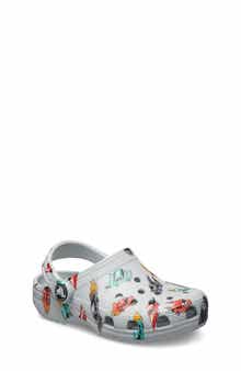 Kids' Race Car Print Classic Clog