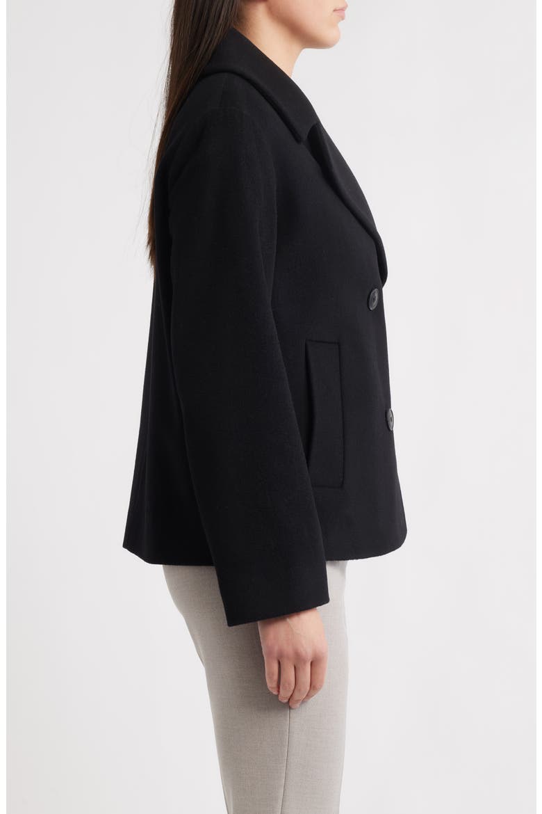 Jane Wool Peacoat, Alternate, color, BLACK
