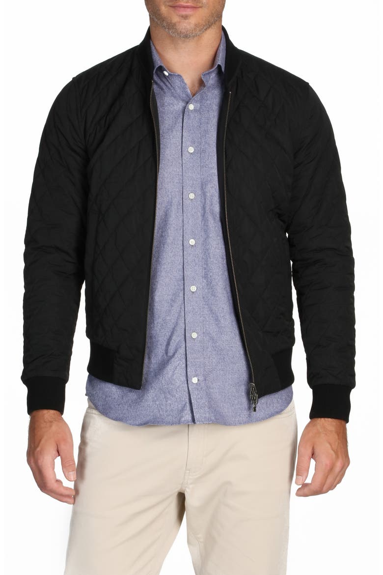 Mitchell Water Resistant Reversible Jacket, Alternate, color, BLACK/ BLACK