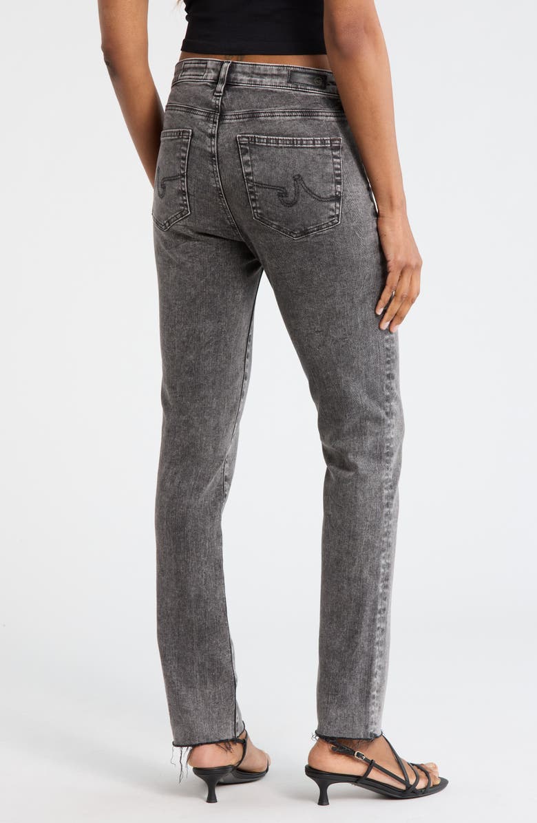 AG Mari High Waist Raw Hem Ankle Skinny Jeans, Alternate, color, Identity