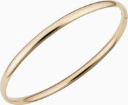 Oradina 14K Yellow Gold The One Bangle