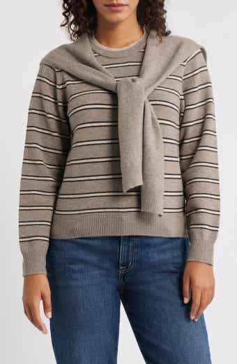 Wit & Wisdom Twofer Tie Sleeve Sweater