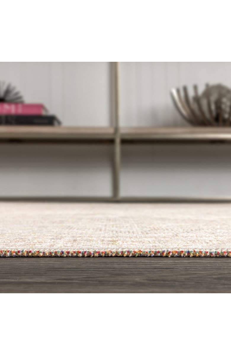 JONATHAN Y Petras Modern Ornate Medallion Area Rug, Alternate, color, Gray/Brown