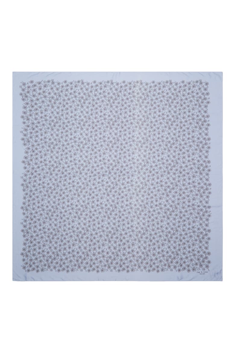 Mel Floral Scarf, Alternate, color, BLUE FLORAL