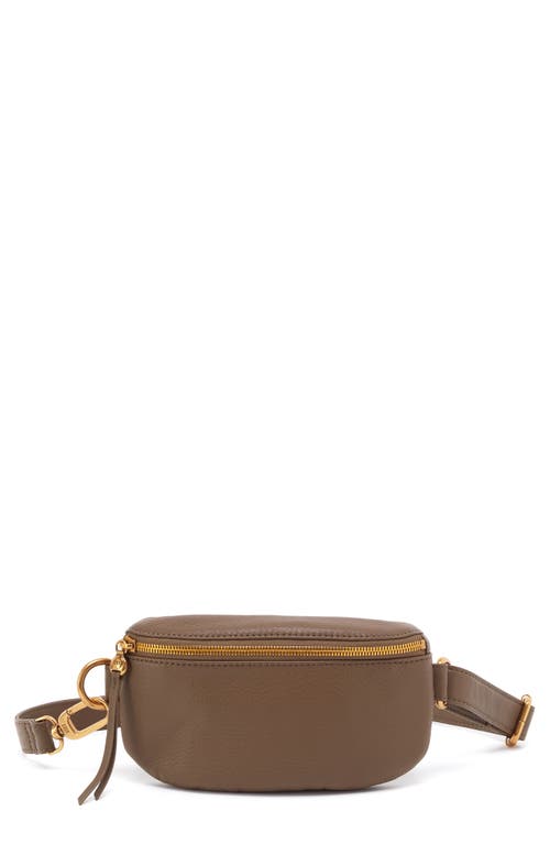 HOBO Fern Leather Belt Bag in Dark Elm at Nordstrom