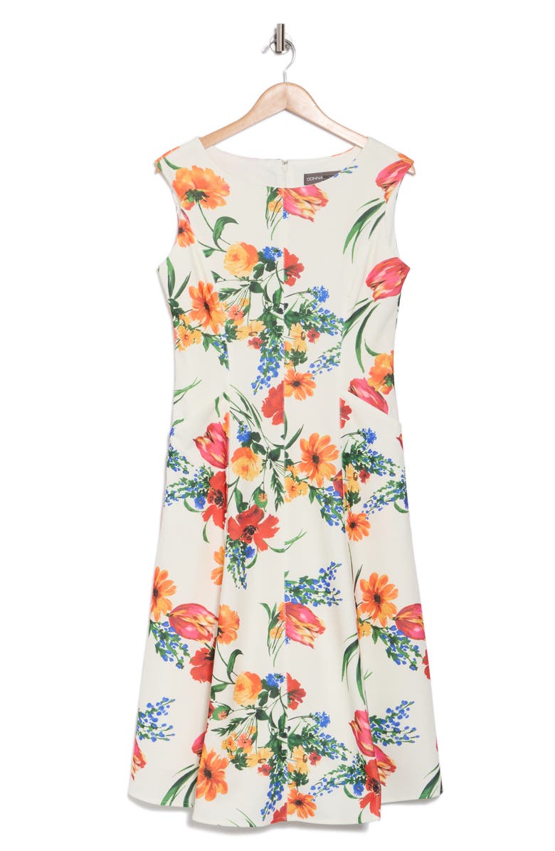 Donna Ricco Sleeveless Scuba Crepe Cocktail Dress, Alternate, color, 