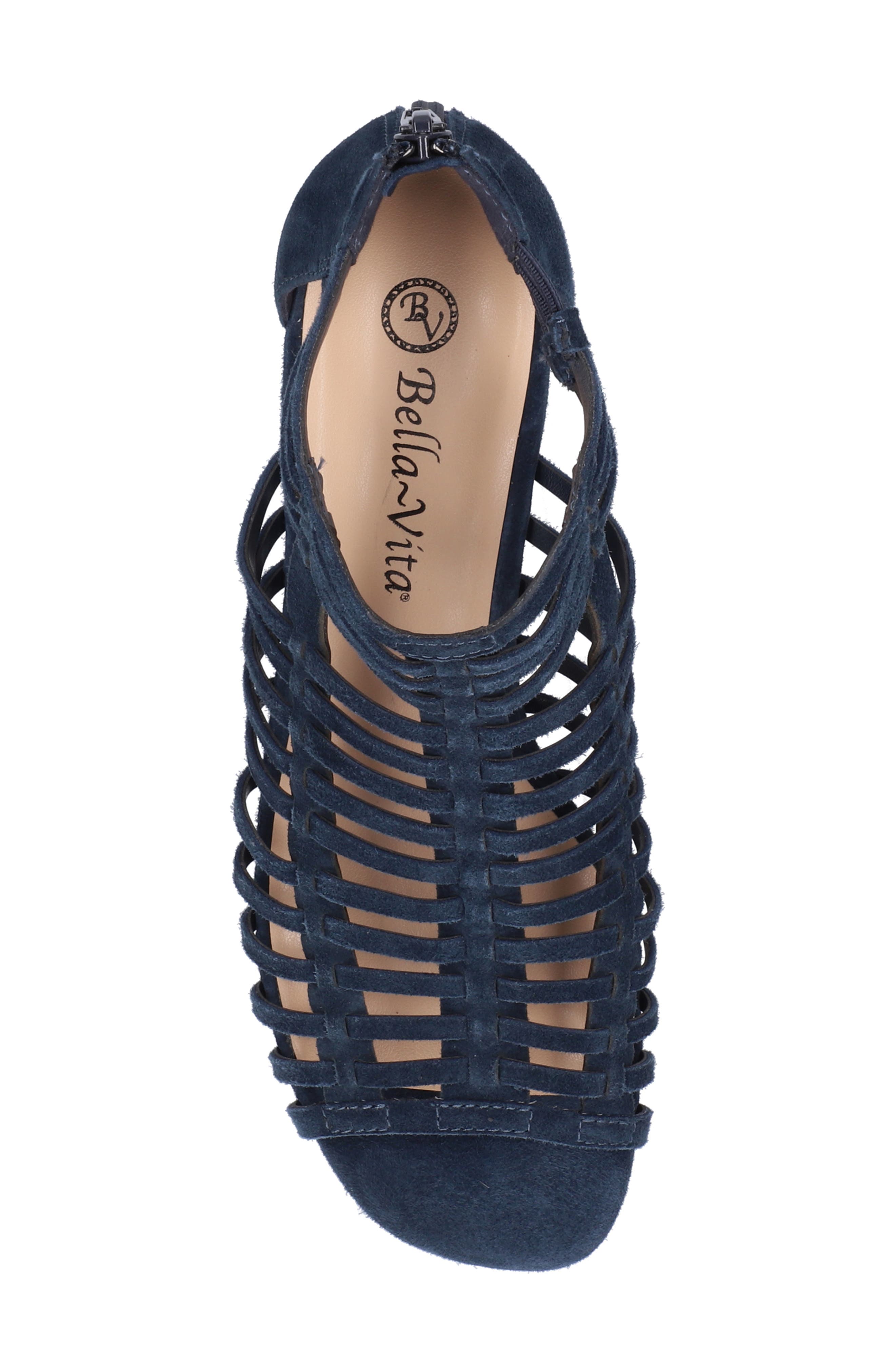 Bella Vita Holden Sandal, Alternate, color, Navy Suede