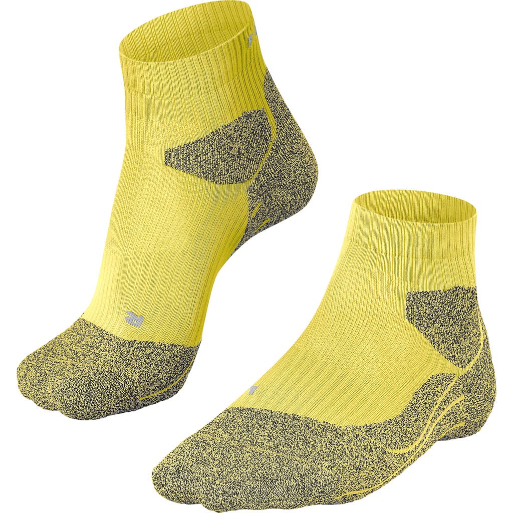 Falke Ru Trail Stabilizing Running Socks In Yellow
