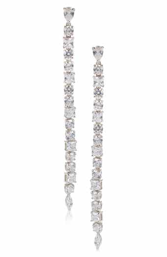 CZ by Kenneth Jay Lane CZ Duster Drop Earrings