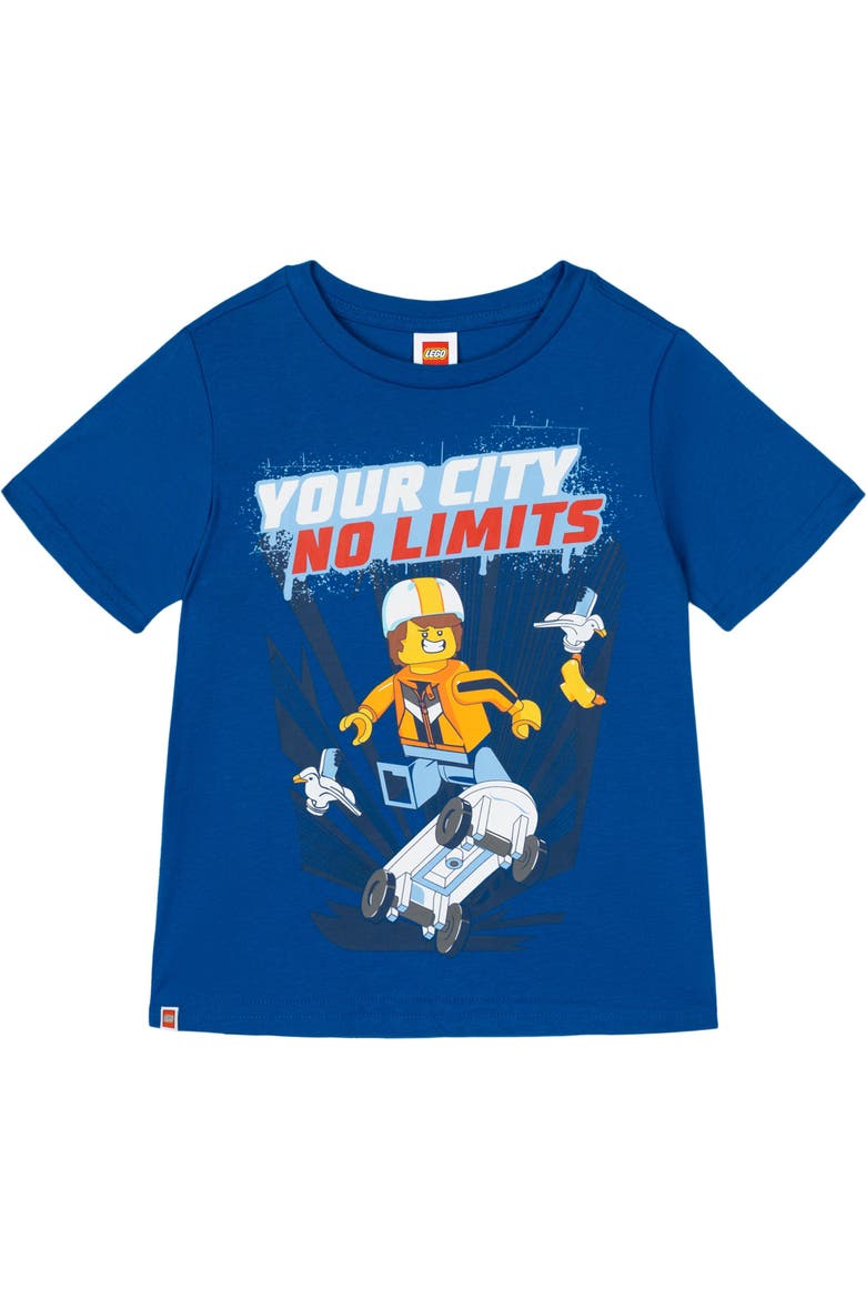 Boys' Short Sleeve T-shirt (toddler, Little Kid & Big Kid), Main, color, Royal Blue Skate