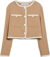 【VERONICA BEARD】grain de poudre cotton-blend ジャケット 0400021857957?wid=830&hei=1106