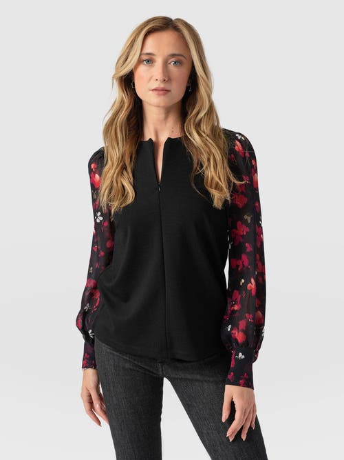 Shop Saint + Sofia Esme Zip Up Top