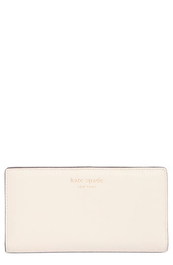 Kate Spade New York Taylor Pebbled Leather Slim Wallet In Multi