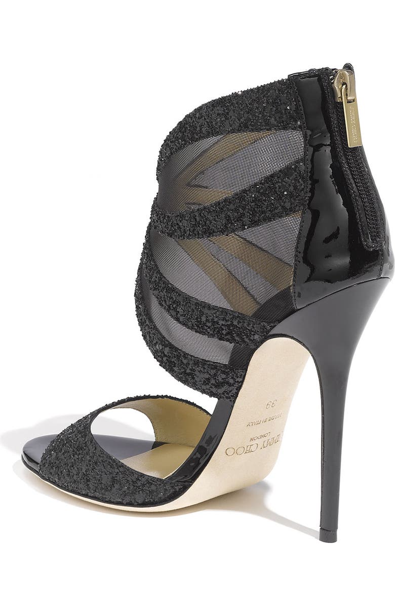Jimmy Choo 'Leila' Mesh Sandal, Alternate, color,