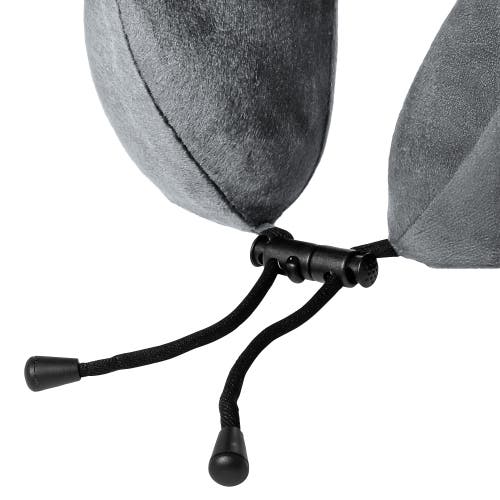 Members Only Memory Foam Travel Neck Pillow In Black