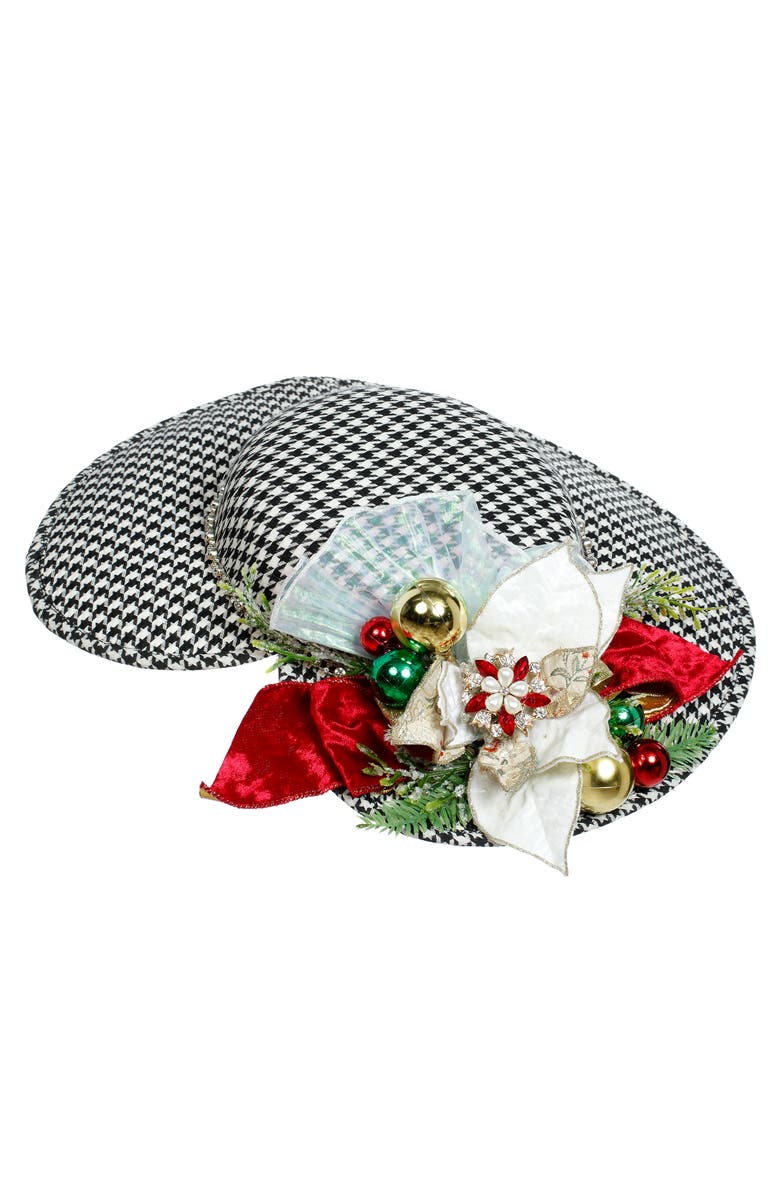 Mark Roberts Hat Ornament, Black, Main, color, Black