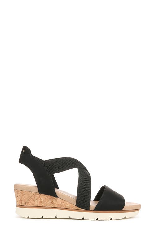 Shop Dr. Scholl's Just Cute Platform Wedge Sandal In Black