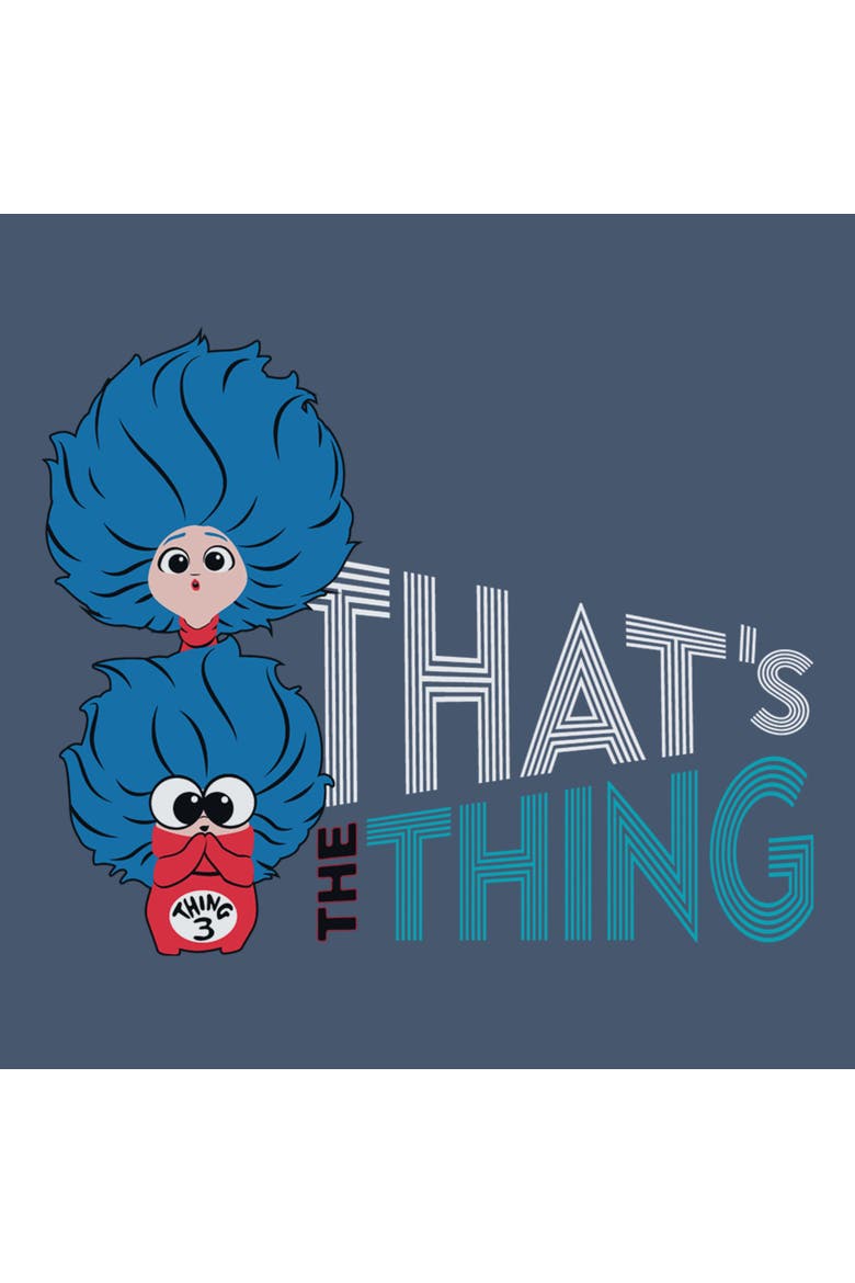 Junior's Thats The Thing Sweatshirt, Alternate, color, Blue Heather