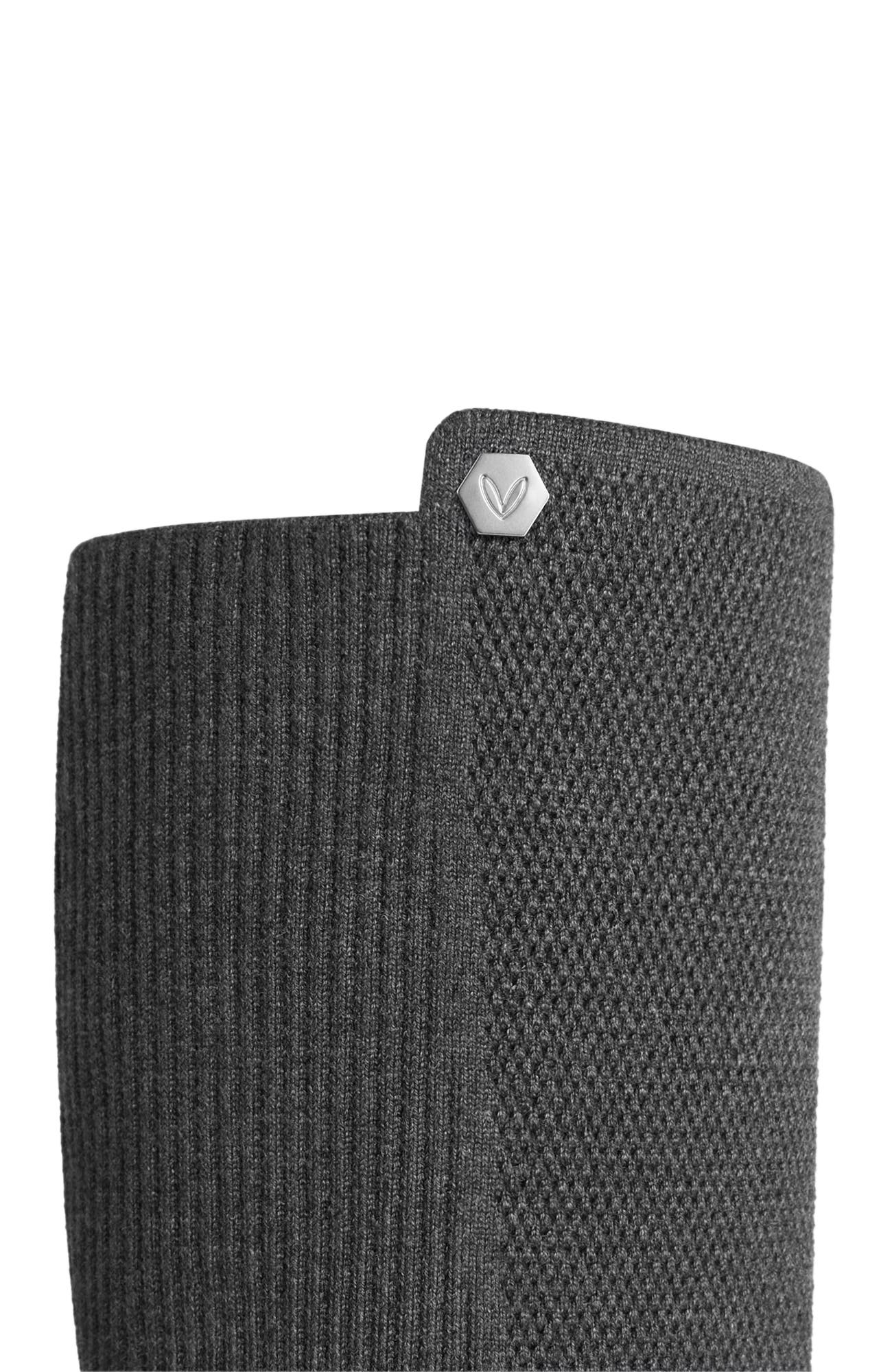 Filipa Round-Toe Stretchy Wool Knee-High Boots, Alternate, color, Rich Grey