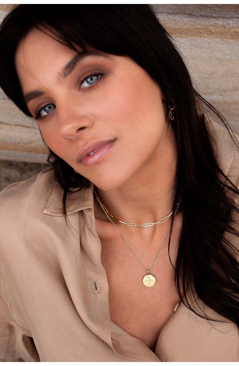 Murkani Halcyon Pendant Necklace, Alternate, color, Yellow Gold