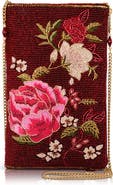 Mary Frances Accessories Eastern Bloom Crossbody Phone Bag