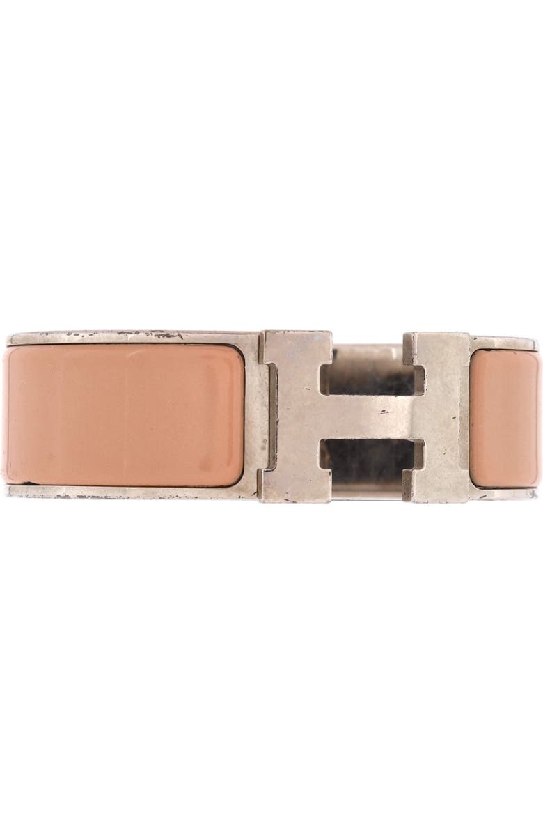 Pre-Owned Hermes Clic H Bracelet Enamel Wide, Alternate, color, Neutral