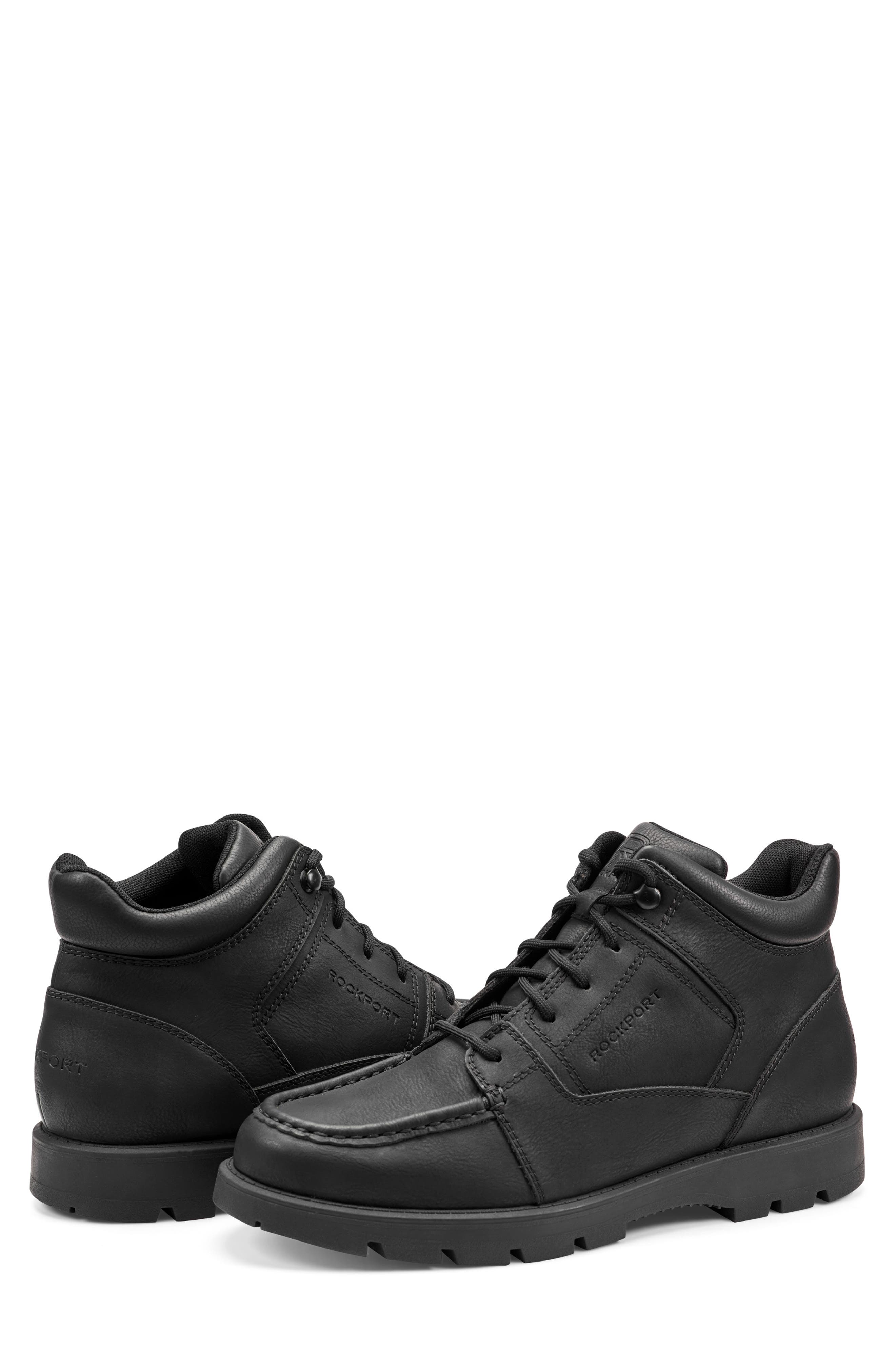 Rockport Umber Waterproof Boot, Alternate, color, Black Nubuck