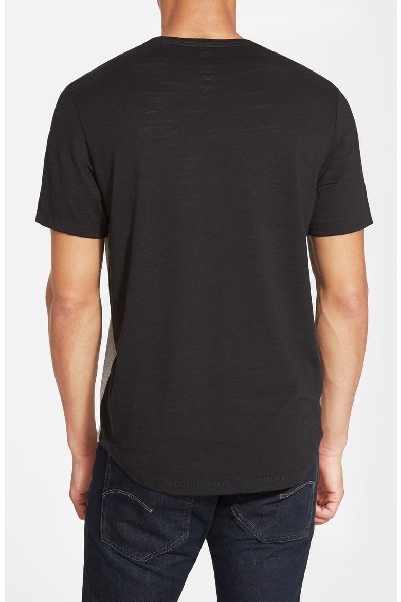 'Surround Sound' Graphic Panel T-Shirt, Alternate, color, BLACK/ HEATHER GREY