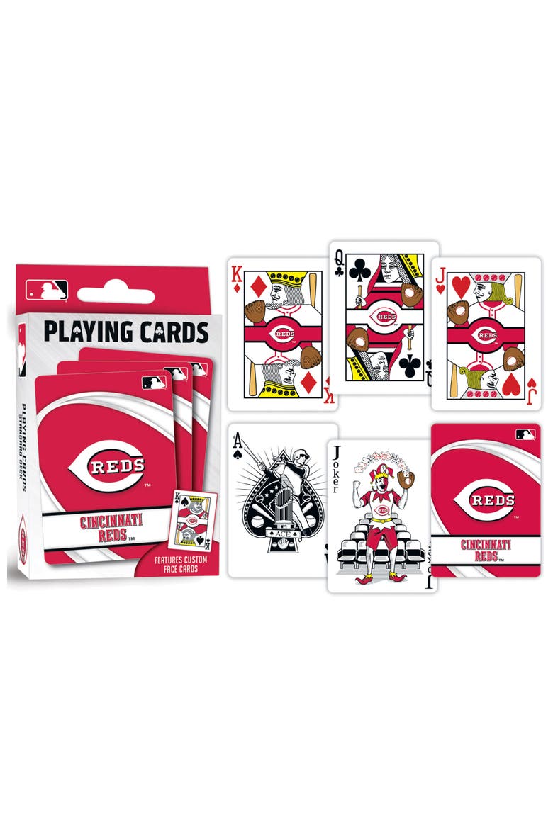 Cincinnati Reds Playing Cards, Alternate, color, Multicolor