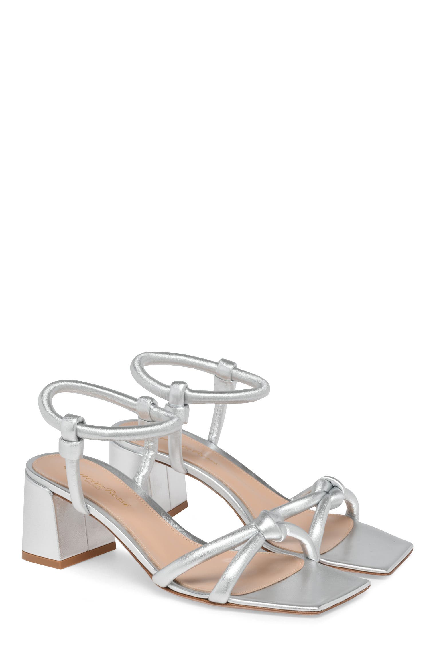 Juno 55 Sandals, Alternate, color, Metallic Silver Leather