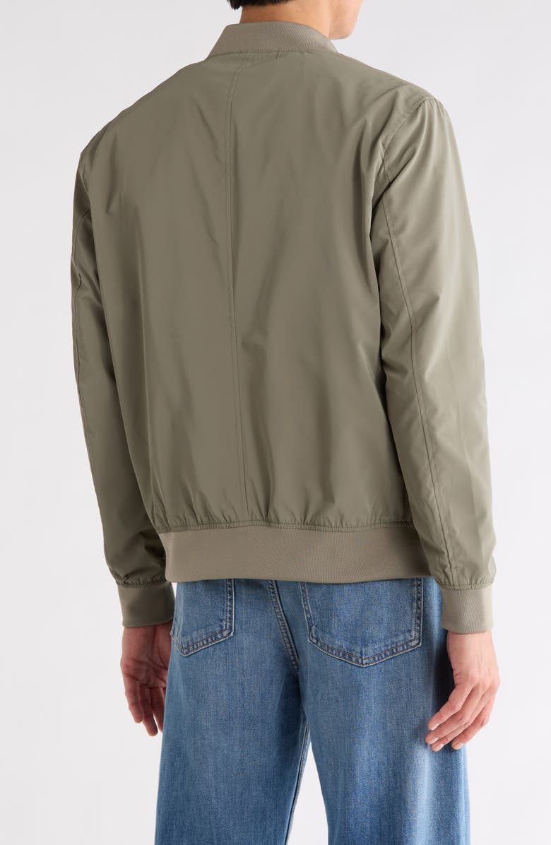 DENIM AND FLOWER Bomber Jacket, Alternate, color, Light Olive