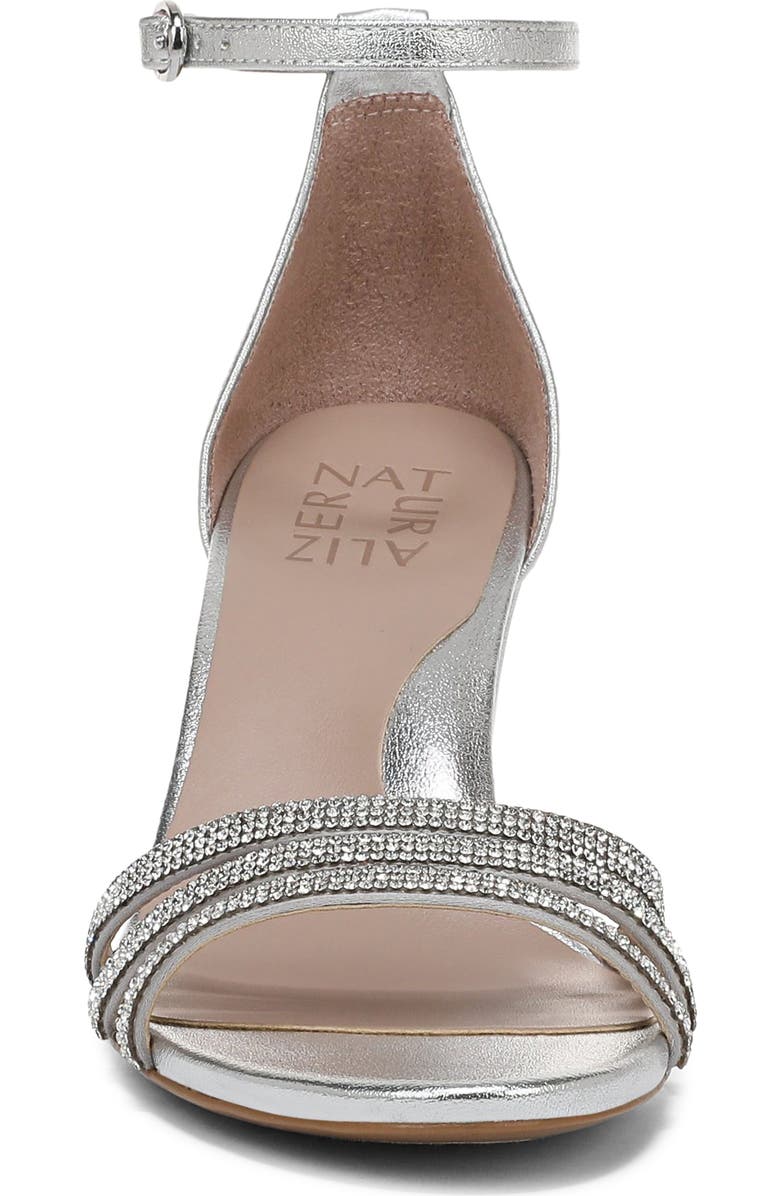 Naturalizer Heidi 2 Sandal, Alternate, color, Silver Satin