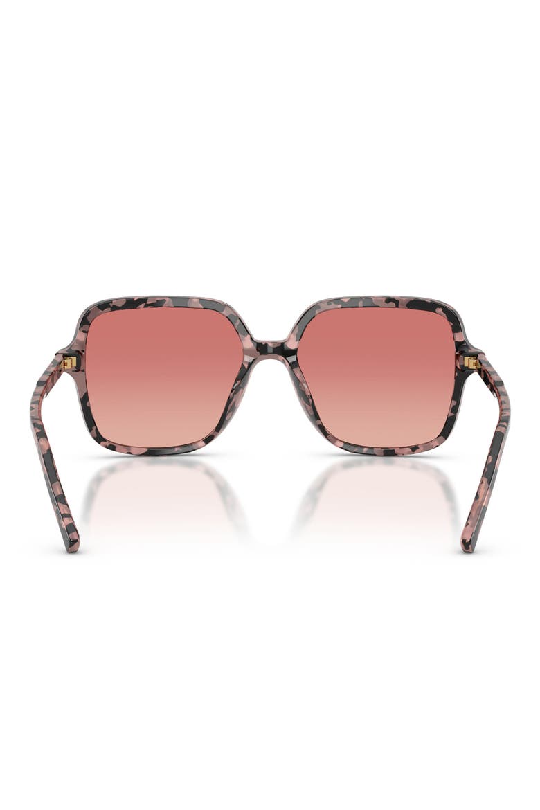 55mm Square Sunglasses, Alternate, color, PINK HAVANA / PINK RED