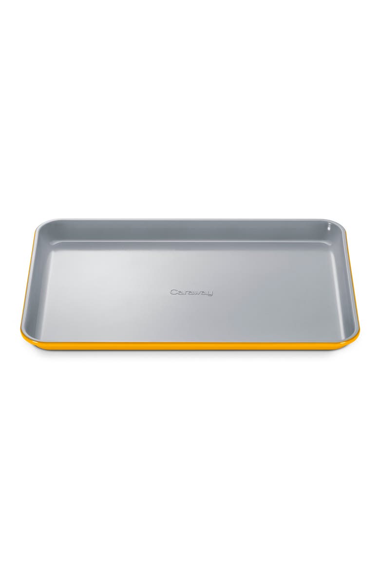Nonstick Ceramic Medium Baking Sheet, Main, color, MARIGOLD