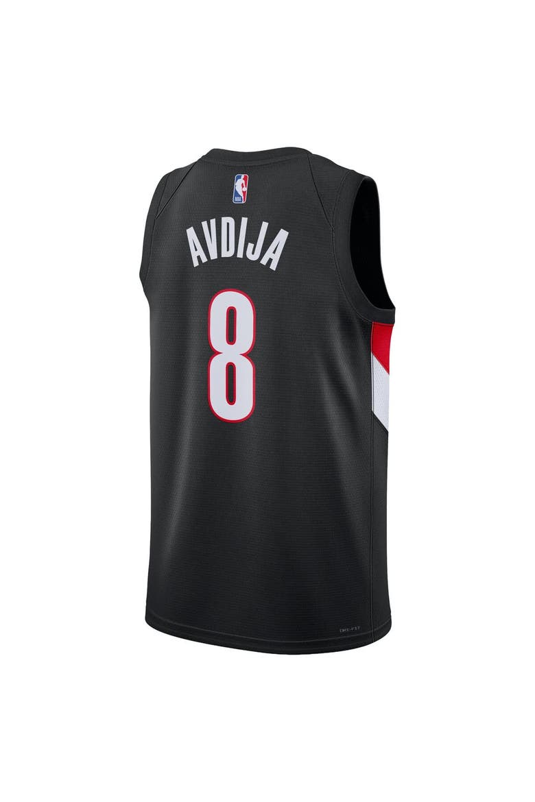 Unisex Nike Deni Avdija Black Portland Trail Blazers Swingman Jersey - Icon Edition, Alternate, color, Black