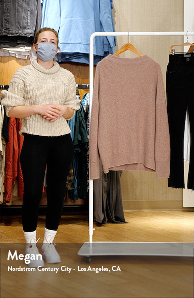 Boiled Cashmere Funnel Neck Pullover, sales video thumbnail