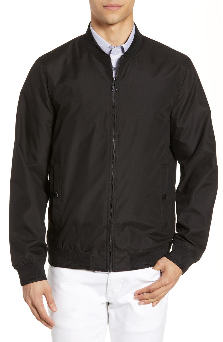 Ted Baker London Len Slim Fit Bomber Jacket, Alternate, color, 