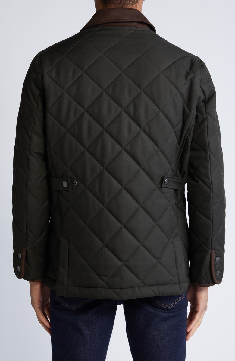 Hart Schaffner Marx Evansville Water Resistant Quilted Jacket, Alternate, color, Olive