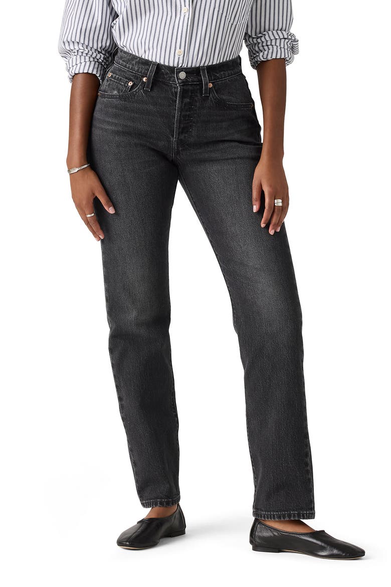 501® Curve High Waist Straight Leg Jeans, Main, color, MEMORIES OF YOU