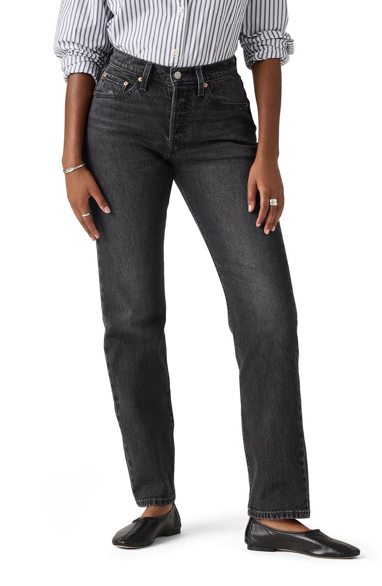 Levi's<sup>®</sup> 501<sup>®</sup> Curve High Waist Straight Leg Jeans, Main, color, Memories Of You