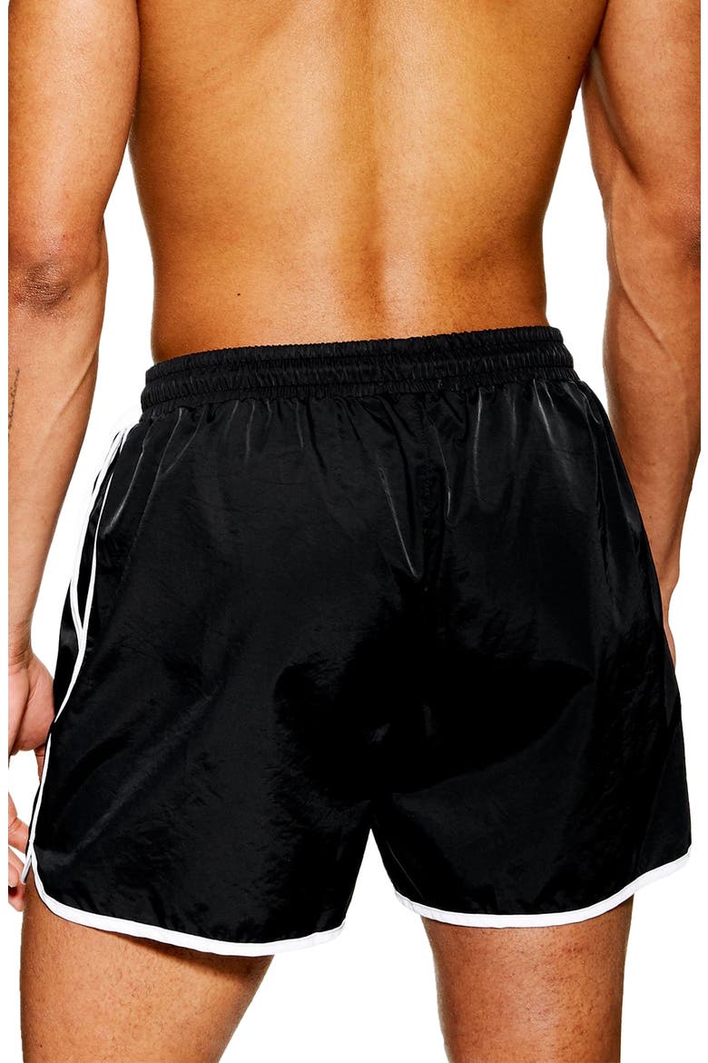 Runner Swim Trunks, Alternate, color, BLACK MULTI