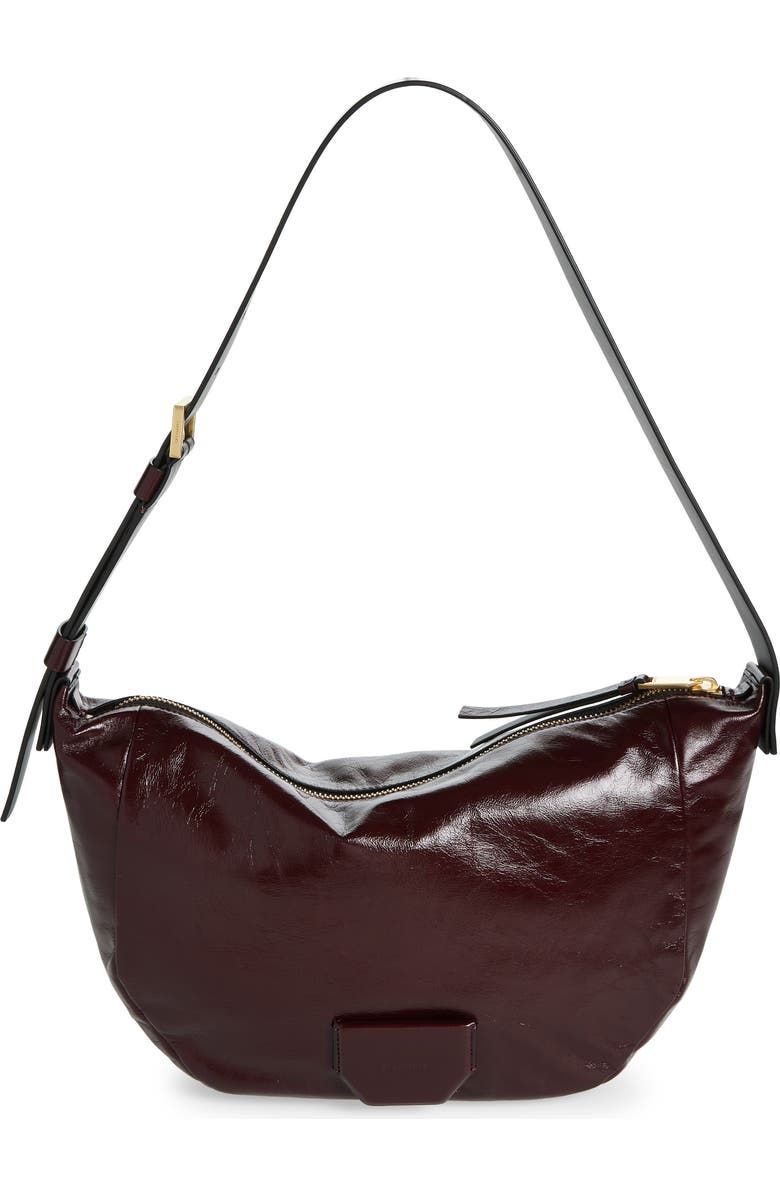 AllSaints Madea Leather Shoulder Bag, Main, color,