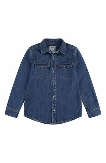 Kids' New Barstow Denim Button-Up Western Shirt