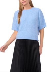 Halogen® Short Sleeve Sweater