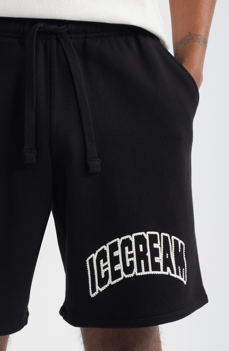 ICECREAM Softee Cotton French Terry Shorts, Alternate, color, Black