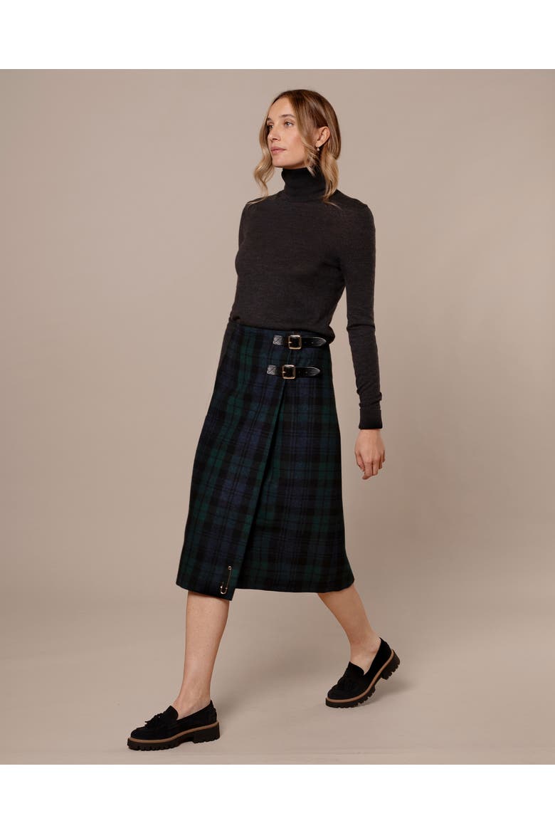 Midi Celt Kilt, Alternate, color, CAIRNGORM BLACK WATCH