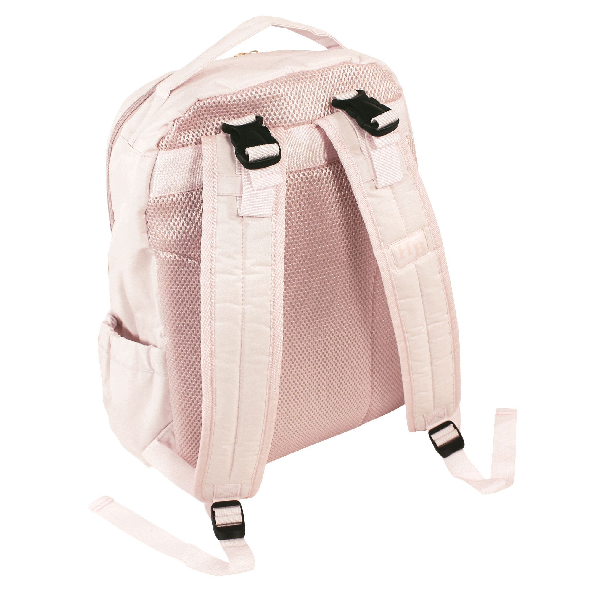 Hudson Baby Luxury Diaper Backpack Kit with Portable Changing Mat, Alternate, color, Powder Pink