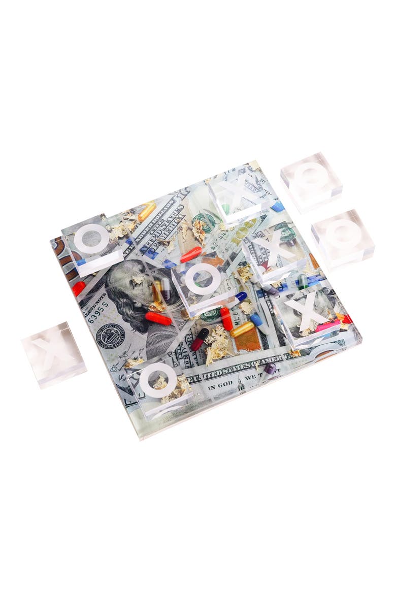 Acrylic Tic Tac Toe Set, Alternate, color, MULTI